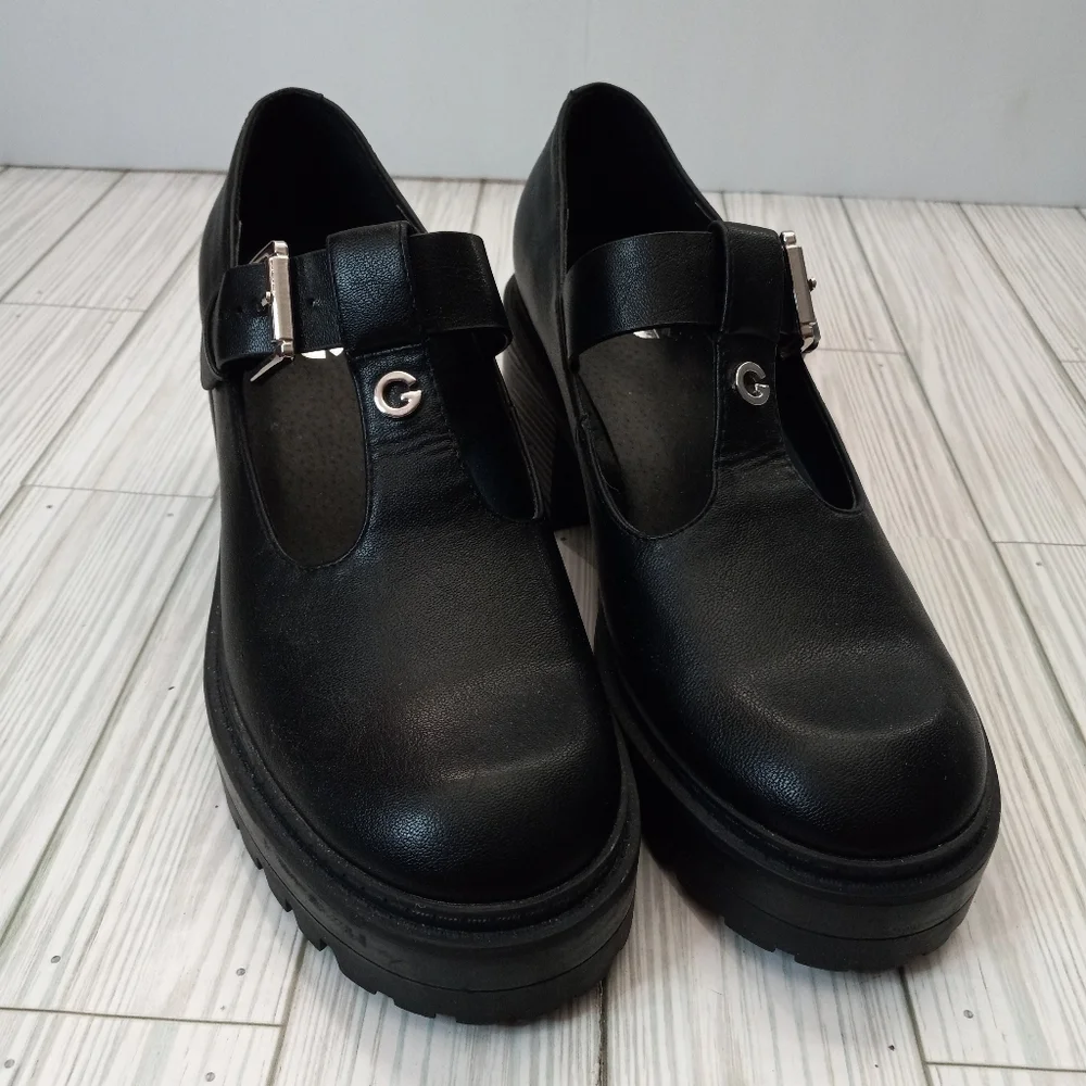 GBG Los Angeles Chunky Platform Mary Jane Shoes
